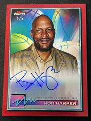 Ron Harper [Red Refractor] Basketball Cards 2021 Topps Finest Autographs Prices