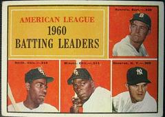 AL Batting Leaders #42 Baseball Cards 1961 Topps Prices