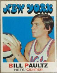 Bill Paultz #156 Basketball Cards 1971 Topps Prices