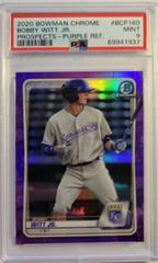 Bobby Witt Jr. [Purple Refractor] #BCP-25 Baseball Cards 2020 Bowman Chrome Prospects Prices