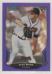 Alex Wood [Purple Refractor] Baseball Cards 2013 Bowman Chrome Prices