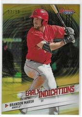 Brandon Marsh [Gold] Baseball Cards 2018 Bowman's Best Early Indications Prices