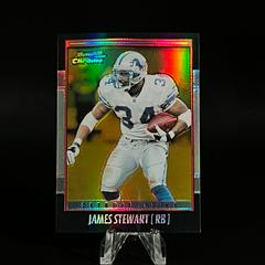 James Stewart [Gold Refractor] #2 Football Cards 2001 Bowman Chrome Prices