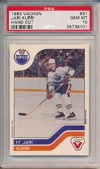 Jari Kurri [Hand Cut] #31 Hockey Cards 1983 Vachon Prices