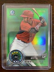 Juan Soto [Green Refractor] #BTP-44 Baseball Cards 2018 Bowman Scouts' Top 100 Prices