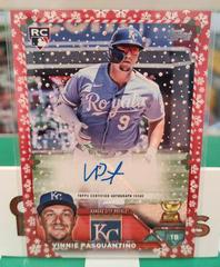 Vinnie Pasquantino [Red] #HAC-VP Baseball Cards 2023 Topps Holiday Autographs Prices