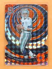 Troy Aikman [Orange Neon Die-Cut] #102 Football Cards 2023 Panini Spectra Prices