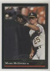 Mark McGwire [Gold] Baseball Cards 1992 Leaf Prices