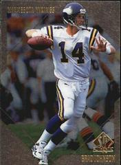 Brad Johnson Football Cards 1997 SP Authentic Prices