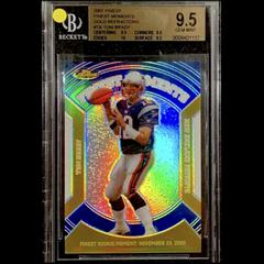 Tom Brady [Gold Refractor] #VFM-TB Football Cards 2007 Topps Finest Moments Prices