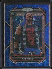 AJ Styles [Under Card Blue] #119 Wrestling Cards 2023 Panini Prizm WWE Prices