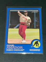 Adael Amador [Blue] #99 Baseball Cards 2022 Topps Heritage Minor League Prices