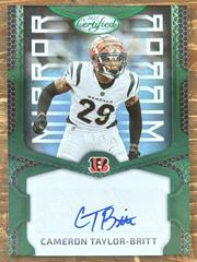 Cameron Taylor Britt [Green] #MS97 Football Cards 2023 Panini Certified Mirror Signatures Prices