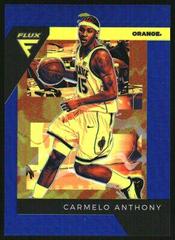 Carmelo Anthony [Blue] Basketball Cards 2022 Panini Chronicles Draft Picks Flux Prices