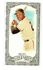 Willie Mays [Mini] Baseball Cards 2012 Topps Allen & Ginter Prices