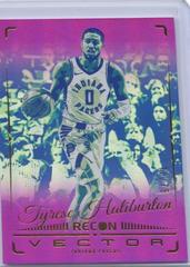 Tyrese Haliburton [Purple] #2 Basketball Cards 2023 Panini Recon Vector Prices