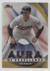 Joe Mauer [Gold] #AE-JMA Baseball Cards 2022 Topps Finest Aura of Excellence Prices