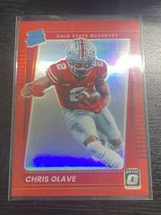 Chris Olave [Red] #8 Football Cards 2022 Panini Chronicles Draft Picks Donruss Optic Rated Rookie Prices