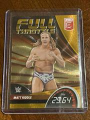 Matt Riddle [Orange] #6 Wrestling Cards 2023 Donruss Elite WWE Full Throttle Prices