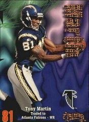 Tony Martin [Super Rave] Football Cards 1998 Skybox Thunder Prices