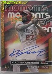 Vladimir Guerrero [Red] #FMA-VG Baseball Cards 2023 Topps Finest Moments Autographs Prices