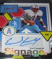 Earl Campbell #SG-EC Football Cards 2022 Panini Prestige Signage Prices