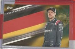Sebastian Vettel [Gold] #FF-SV Racing Cards 2021 Topps Formula 1 Flags of Foundation Prices