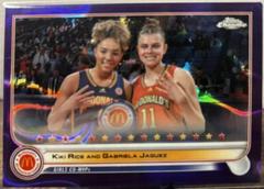 Kiki Rice, Gabriela Jaquez [Purple] #100 Basketball Cards 2022 Topps Chrome McDonald's All-American Prices
