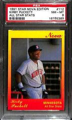 Kirby Puckett [All Star Stats] #112 Baseball Cards 1991 Star Nova Edition Prices