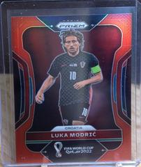 Luka Modric [Red] Soccer Cards 2022 Panini Prizm World Cup Prices