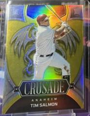 Tim Salmon [Gold] #16 Baseball Cards 2023 Panini Chronicles Crusade Prices