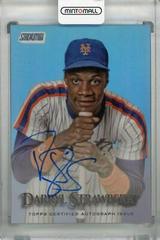 Darryl Strawberry [Rainbow Foil] #DS Baseball Cards 2019 Stadium Club Autographs Prices