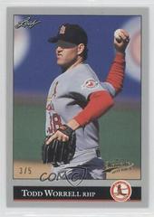 Todd Worrell [Gold] #436 Baseball Cards 1992 Leaf Prices