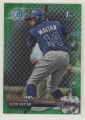 Kevin Maitan [Green Refractor] Baseball Cards 2017 Bowman Mega Box Chrome Prospects Prices