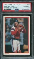 Carlton Fisk Baseball Cards 1984 Topps All Star Glossy Set of 40 Prices