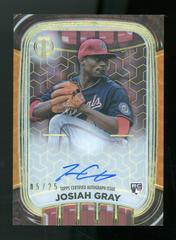 Josiah Gray [Orange] #IPA-JG Baseball Cards 2022 Topps Tribute Iconic Perspectives Autographs Prices