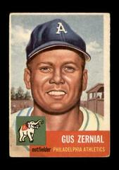 Gus Zernial Baseball Cards 1953 Topps Prices