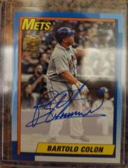 Bartolo Colon #90FF-BC Baseball Cards 2023 Topps Archives 1990 Fan Favorites Autographs Prices