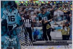 Trevor Lawrence [No Huddle Silver] #M-12 Football Cards 2022 Panini Mosaic Montage Prices