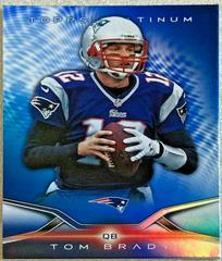 Tom Brady [Blue] Football Cards 2014 Topps Platinum Prices