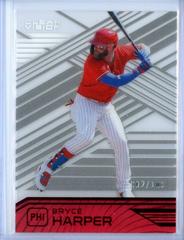 Bryce Harper [Red] #3 Baseball Cards 2021 Panini Chronicles Clear Vision Prices