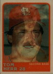 Tom Herr Baseball Cards 1988 Sportflics Prices