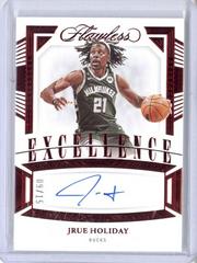 Jrue Holiday [Ruby] #3 Basketball Cards 2022 Panini Flawless Excellence Signature Prices