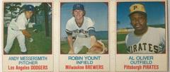 Al Oliver, Robin Yount [Hand Cut Panel] Baseball Cards 1975 Hostess Prices
