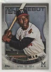 Hank Aaron [Silver] Baseball Cards 2016 Topps MLB Debut Prices