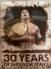 The Rock [Orange] Wrestling Cards 2018 Topps WWE Undisputed 30 Years of Survivor Series Prices