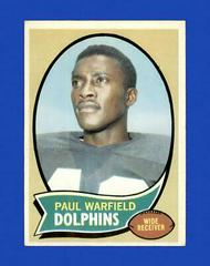 Paul Warfield #135 Football Cards 1970 Topps Prices