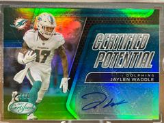 Jaylen Waddle [Teal] #CPS-JW Football Cards 2022 Panini Certified Potential Signatures Prices