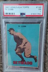 Ty Cobb #146 Baseball Cards 1967 Venezuela Topps Prices