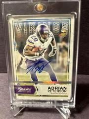 Adrian Peterson [Autograph] #4 Football Cards 2016 Panini Classics Prices